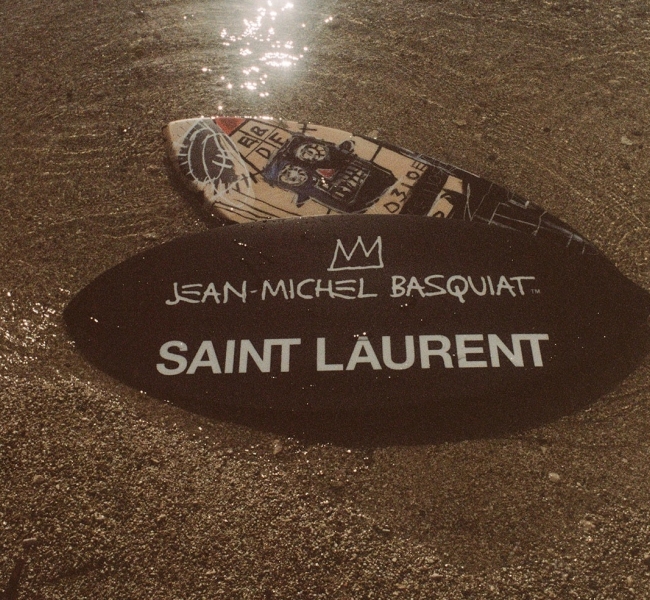 Работы Жана-Мишеля Баския украсили капсулу Saint Laurent Rive Droite