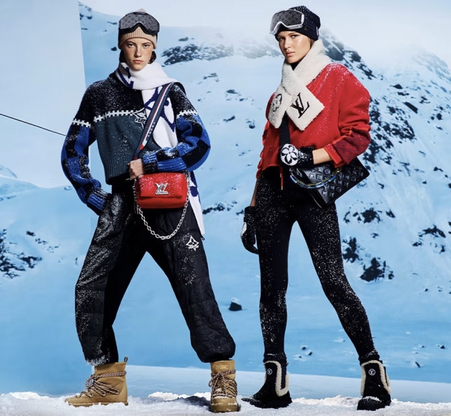 Повернення лижної колекції Louis Vuitton FW23