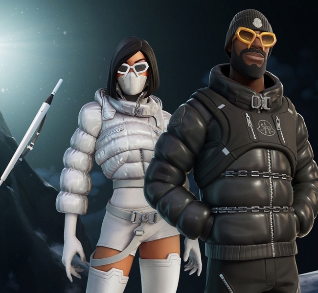 Moncler создали виртуальную капсулу одежды для Fortnite