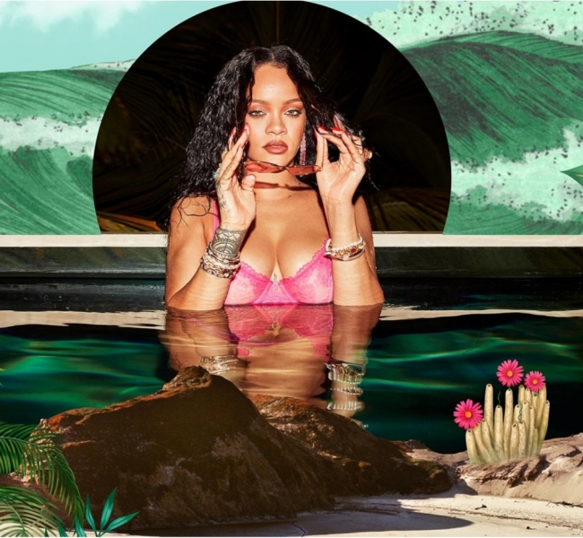 Рианна и знойные девушки в новом рекламном кампейне нижнего белья Savage X Fenty