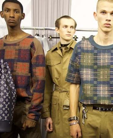 Backstage мужского показа Louis Vuitton S/S 2017