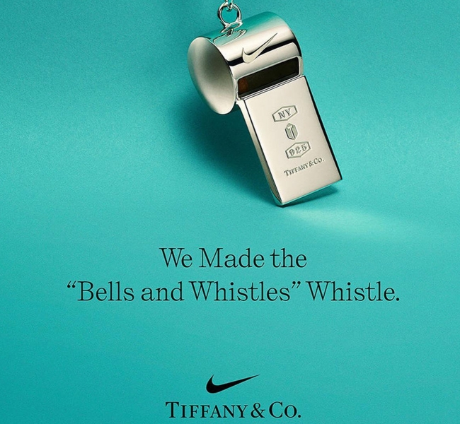 Tiffany & Co. X Nike представляють яскраві срібні аксесуари