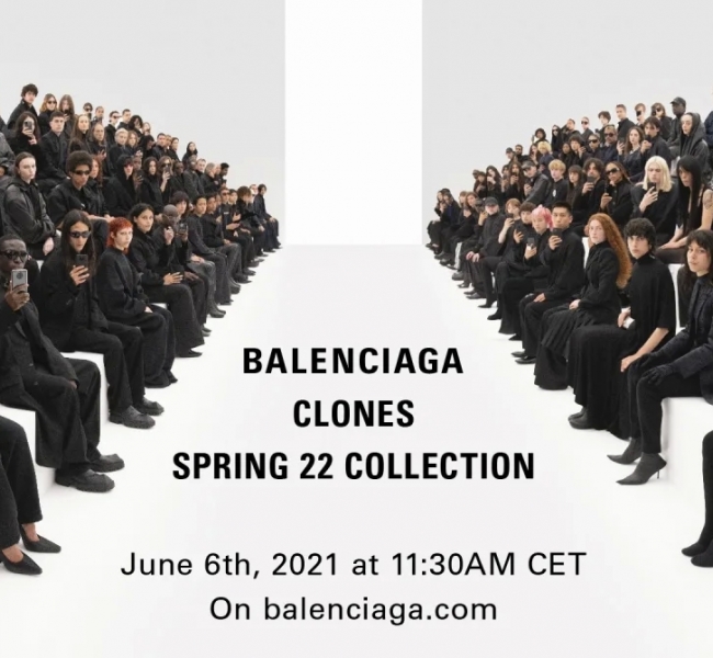 44 клона на эффектном показе Balenciaga Spring 2022