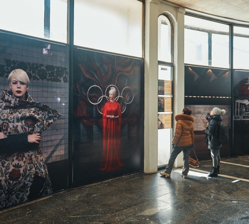 Арт из подземки: ONUKA презентовала фотопроект в поддержку альбома MOZAЇKA