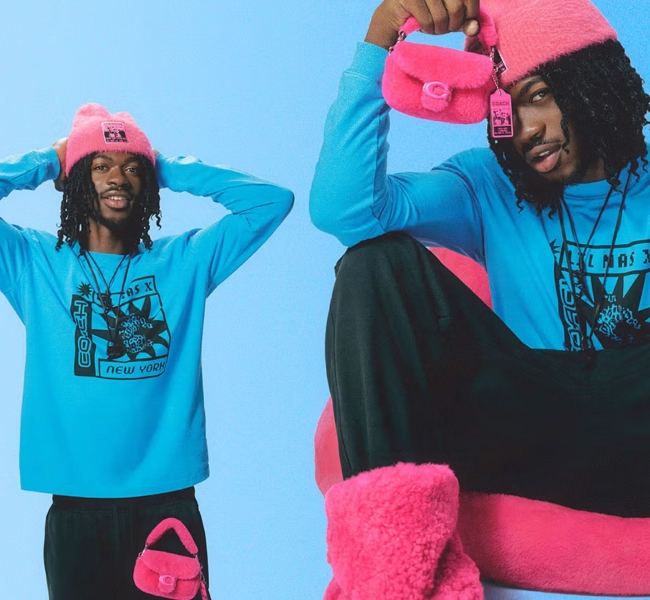 Coach та Lil Nas X представляють затишні нові сумки