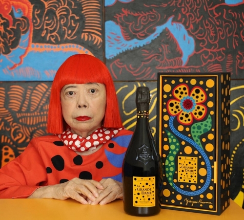 Художница Яёи Кусама совместно с Veuve Clicquot представляют лимитированную бутылку