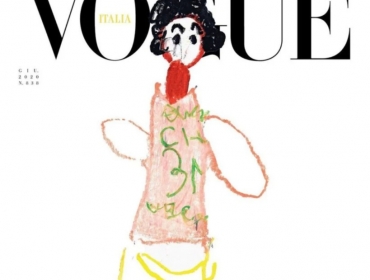 «Наш новый мир»: Дети нарисовали обложки Vogue Italia и это очень мило