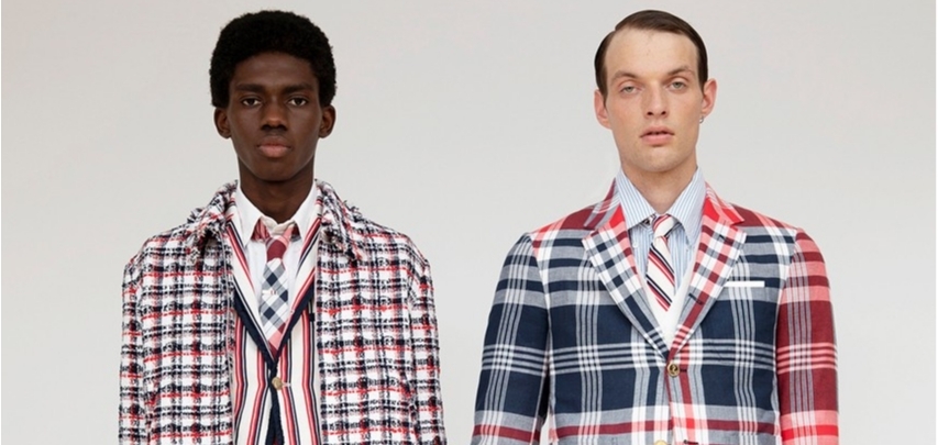 Полосатый 18-й век: Thom Browne представил лукбук весенне-летней коллекции 2020 года.