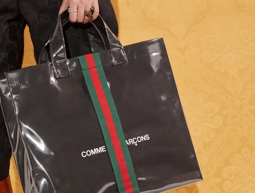 Gucci и COMME des GARÇONS выпустили третью совместную сумку