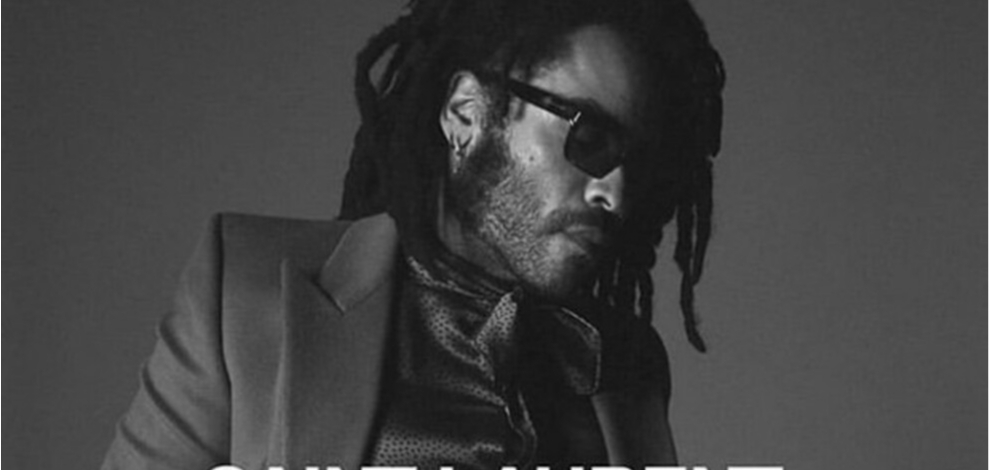 Пополнил ряды модных красавцев: Ленни Кравиц стал лицом Saint Laurent