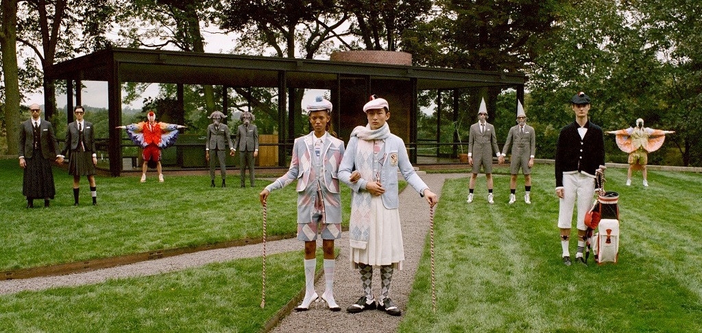 Идеальный до ужаса кампейн гольф-коллекция от Thom Browne