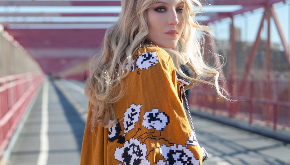 Элла Ричардс в новом эдиториал этно бренда Varenyky Fashion