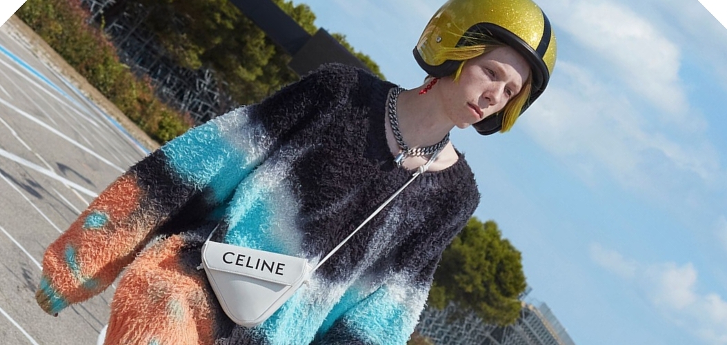 Треугольная сумка CELINE HOMME - новый товар в списке желаний трендсеттеров