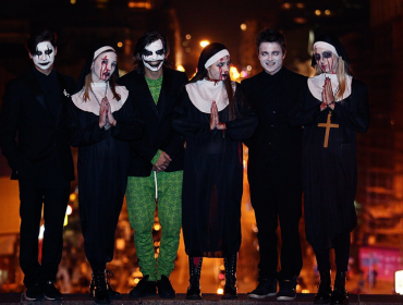 Emotion Band отметили Хэллоуин в кинотеатре Сердючки.