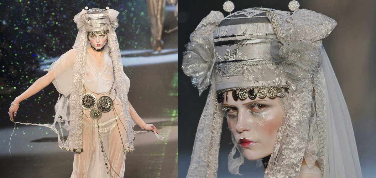 Снежные королевы на показе коллекции John Galliano 2009 года
