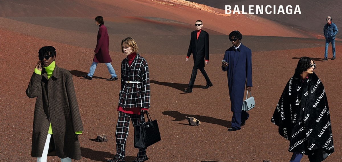 Блуждающие странники пустыни в новом кампейне Balenciaga