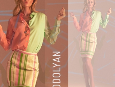 Актриса Катя Кузнецова в кампейне PODOLYAN spring-summer 2017