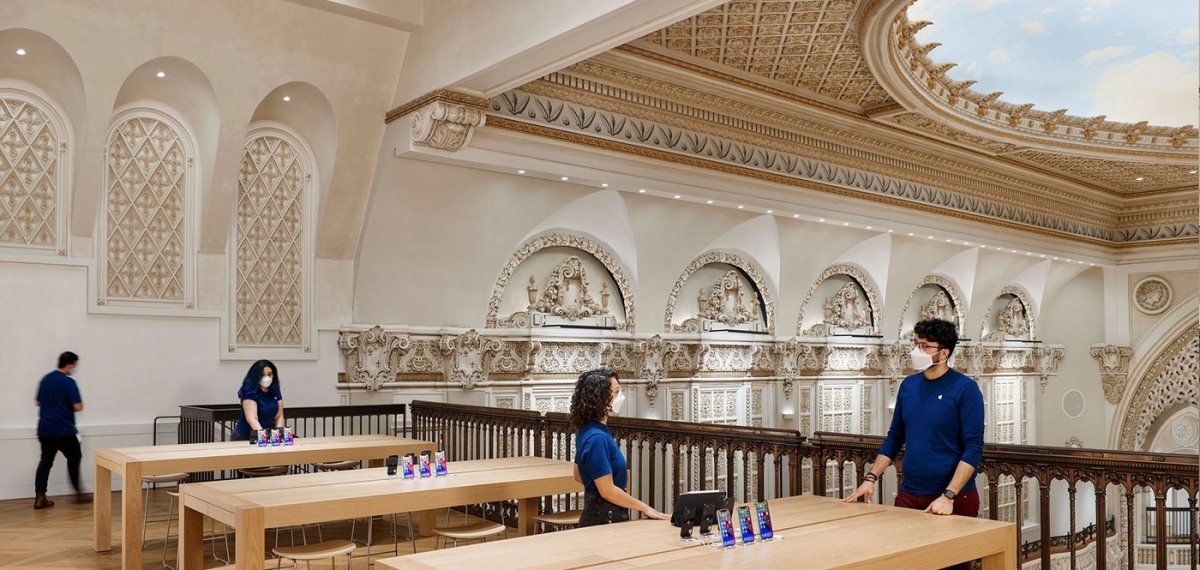 Настоящий замок: Загляните в потрясающий магазин Apple New Tower в Лос-Анджелесе