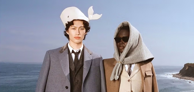 Thom Browne перетворює Монток на «Королівство Сходу Місяця» в кампанії осінь 2023