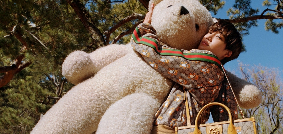 Звезда K-Pop и милые плюшевые мишки в новом кампейне Gucci