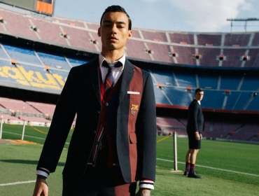 Для чемпионов: Thom Browne и ФК «Barcelona» создали совместную благотворительную капсулу