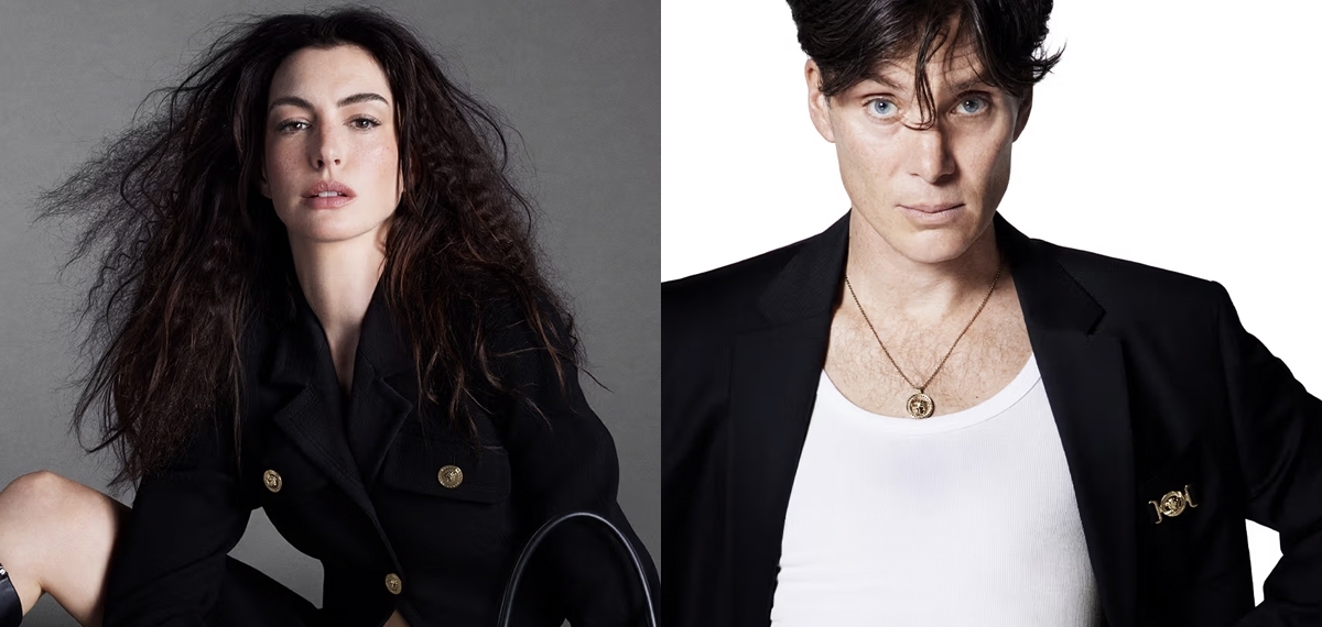 Anne Hathaway та Cillian Murphy очолюють кампанію VERSACE Icons