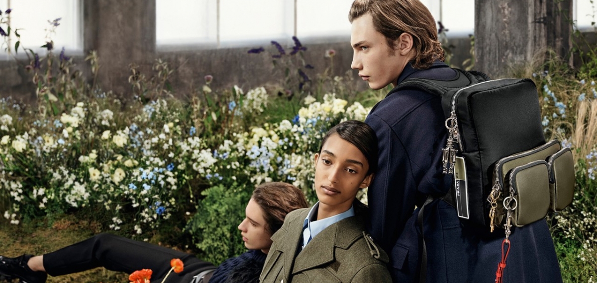 Цветы бетонных джунглей в новой кампания Prada FW19