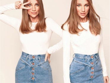 Дерзкая и нежная Катя Сильченко стала лицом капсульной коллекции theCOATdenim. И похвасталась новой прической!
