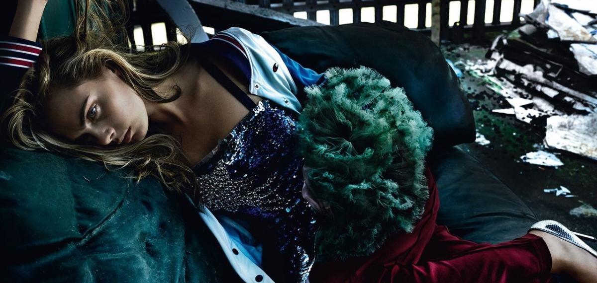 Кара Делевинь на обложке Vogue UK