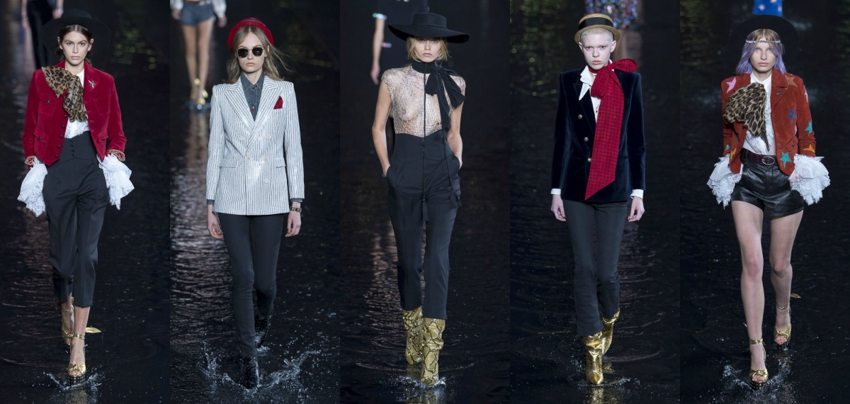 Огни ночного Париже в новой коллекции Saint Laurent