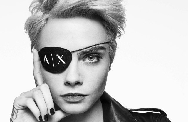 Кара Делевинь, Мартин Гаррикс с Ли Йифэн в новом кампейне Armani Exchange 17/18