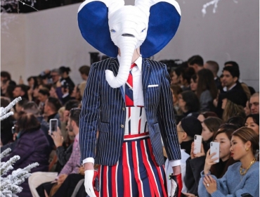Каждой твари по паре: Thom Browne сделали животных из людей и впервые представил совместную мужскую и женскую коллекцию