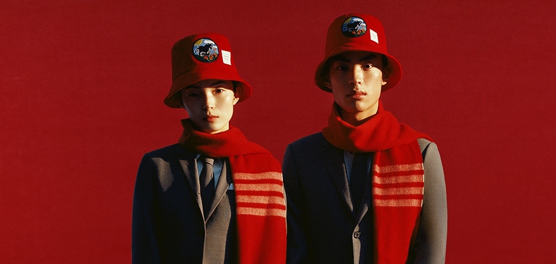 Удачливый красный: Thom Browne празднует лунный Новый Год с яркой капсулой