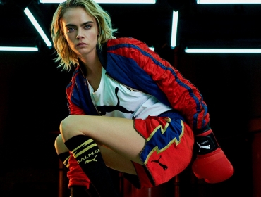 Balmain, PUMA и Кара Делевинь запускают спортивно-кутюрную совместную коллекцию