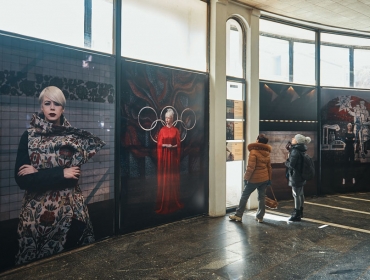 Арт из подземки: ONUKA презентовала фотопроект в поддержку альбома MOZAЇKA