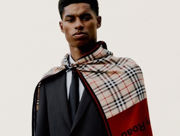 Burberry и футболист Маркус Рэшфорд объединяют усилия для поддержки молодых людей во всем мире