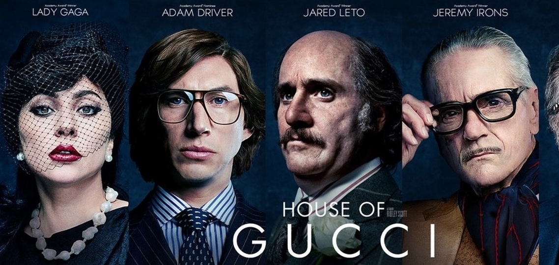 Невероятные Леди Гага и Адам Драйвер в официальном трейлера «Дом Gucci»