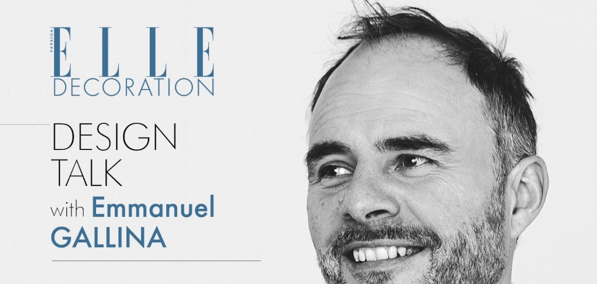 ELLE DECORATION DESIGN TALK with EMMANUEL GALLINA