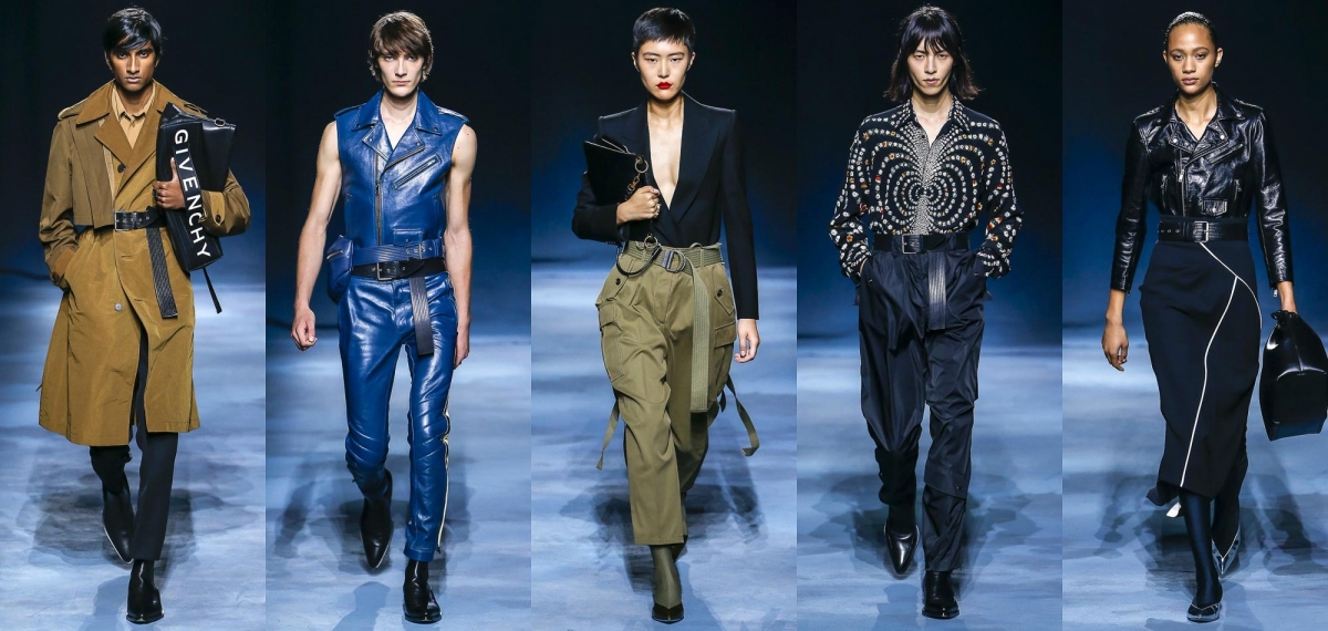 Смелые женские и мужские образы новой коллекции от Givenchy