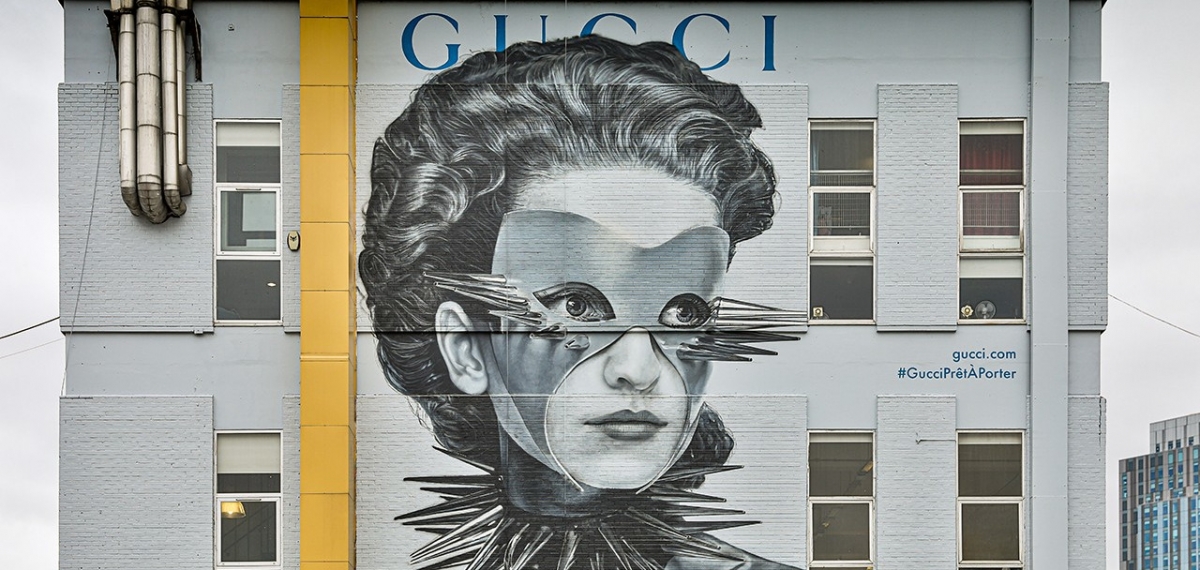 Gucci празднует 1950-е, 60-е, 70-е и 80-е с помощью новых крутейших муралов