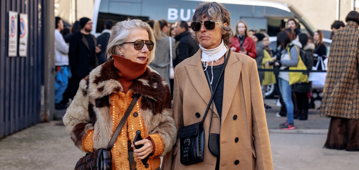 Смелые комбинации и расслабленные образы гостей Milan Fashion Week Men