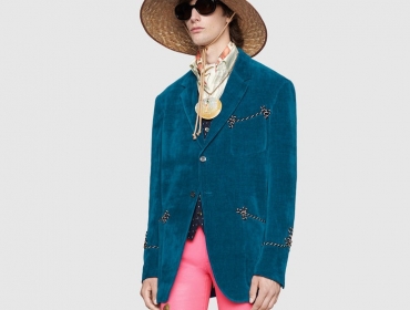Мальчики и цветы: Смелые мужские образы коллекции Gucci Cruise 2019
