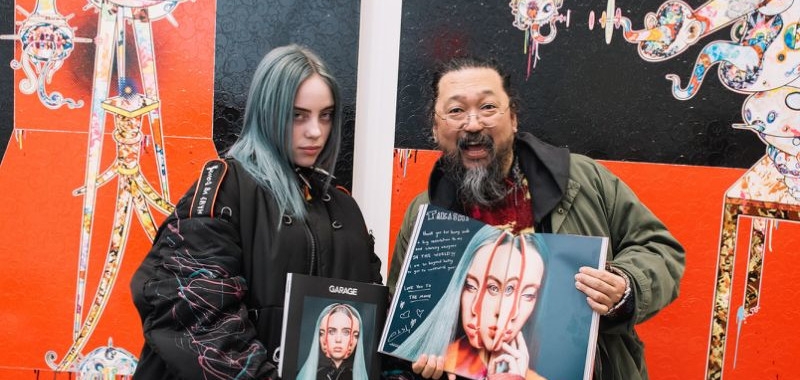 Смотрите тизер совместной работы Billie Eilish и одного из самых известных художников современности Такаши Мураками